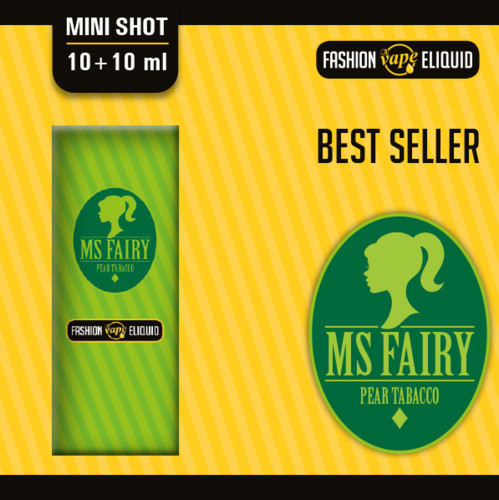 FASHION VAPE ELIQUID - MS FAIRY - MINI SHOT 10ML