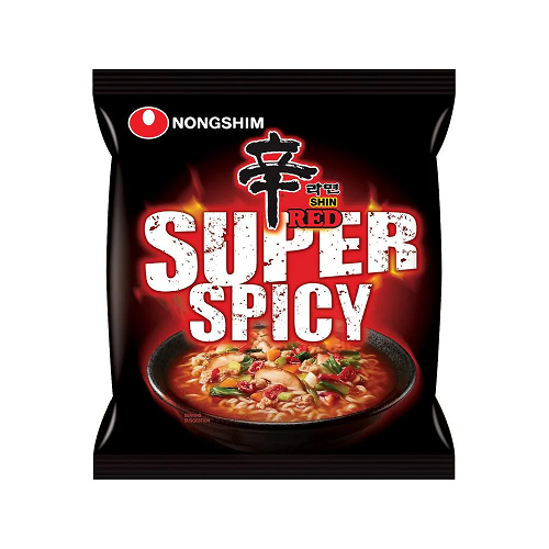 NONGSHIM Shin Red Super Spicy – Noodles/ramen super piccanti 120g