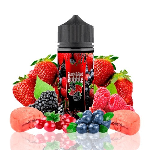 OIL4VAP - BUBBLE BLACK&RED 120ML