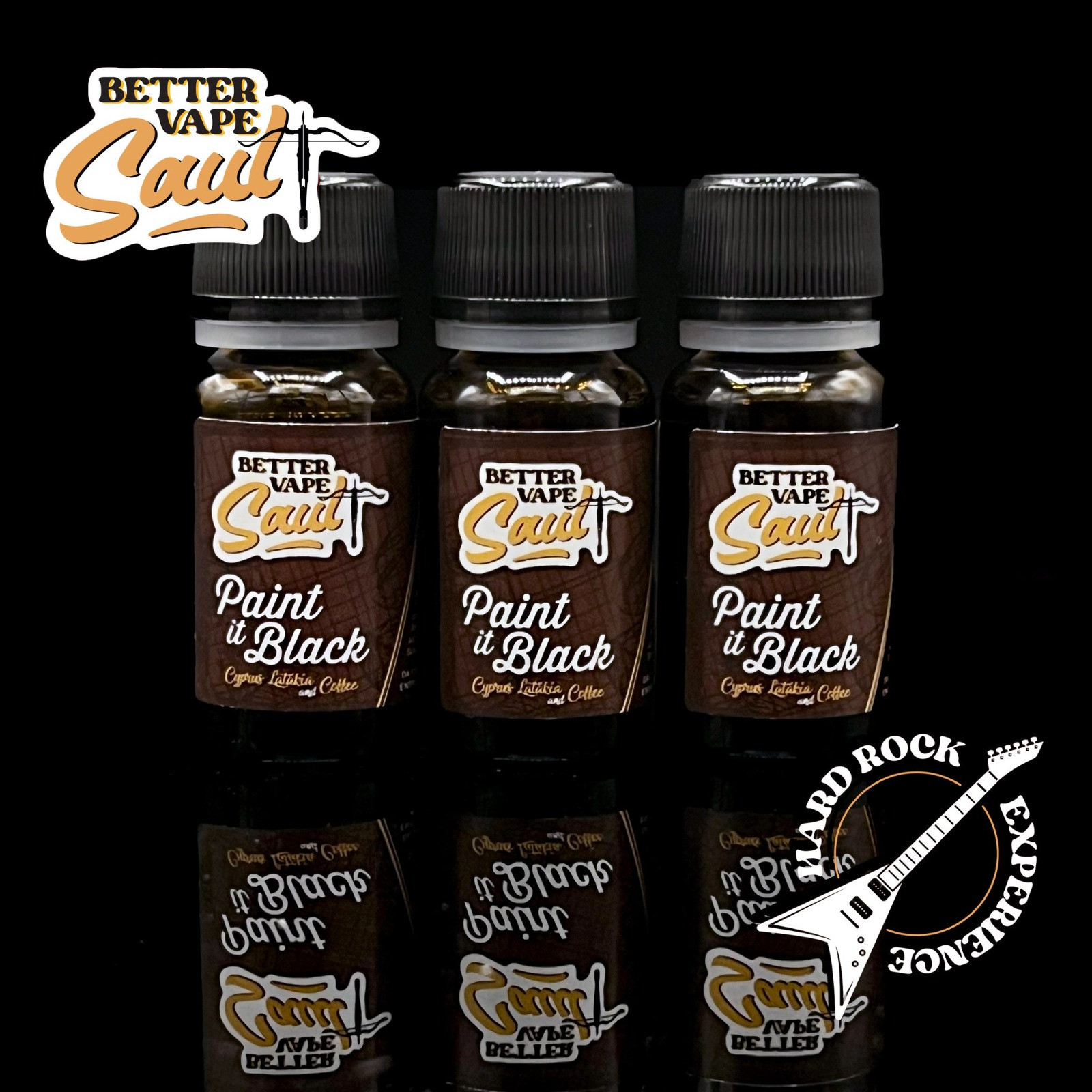 THE VAPING GENTLEMAN CLUB - HARD ROCK LIGHT PAINT IT BLACK - AROMA CONCENTRATO 11ML