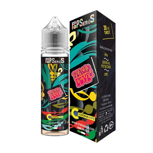 CROMA VAPE POP SERIES - PEACE & LOVE - AROMA SHOT SERIES 20ML