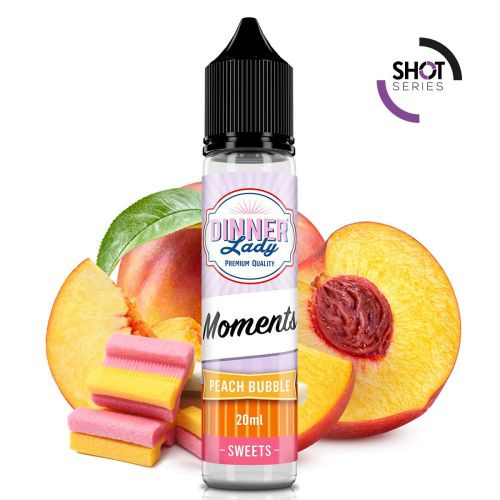 DINNER LADY - PEACH BUBBLE - SHOT SERIES 20ML NEW