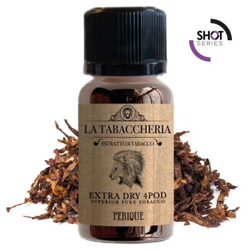 LA TABACCHERIA EXTRA DRY 4POD WHITE - PERIQUE - AROMA SHOT SERIES 20 ML NEW