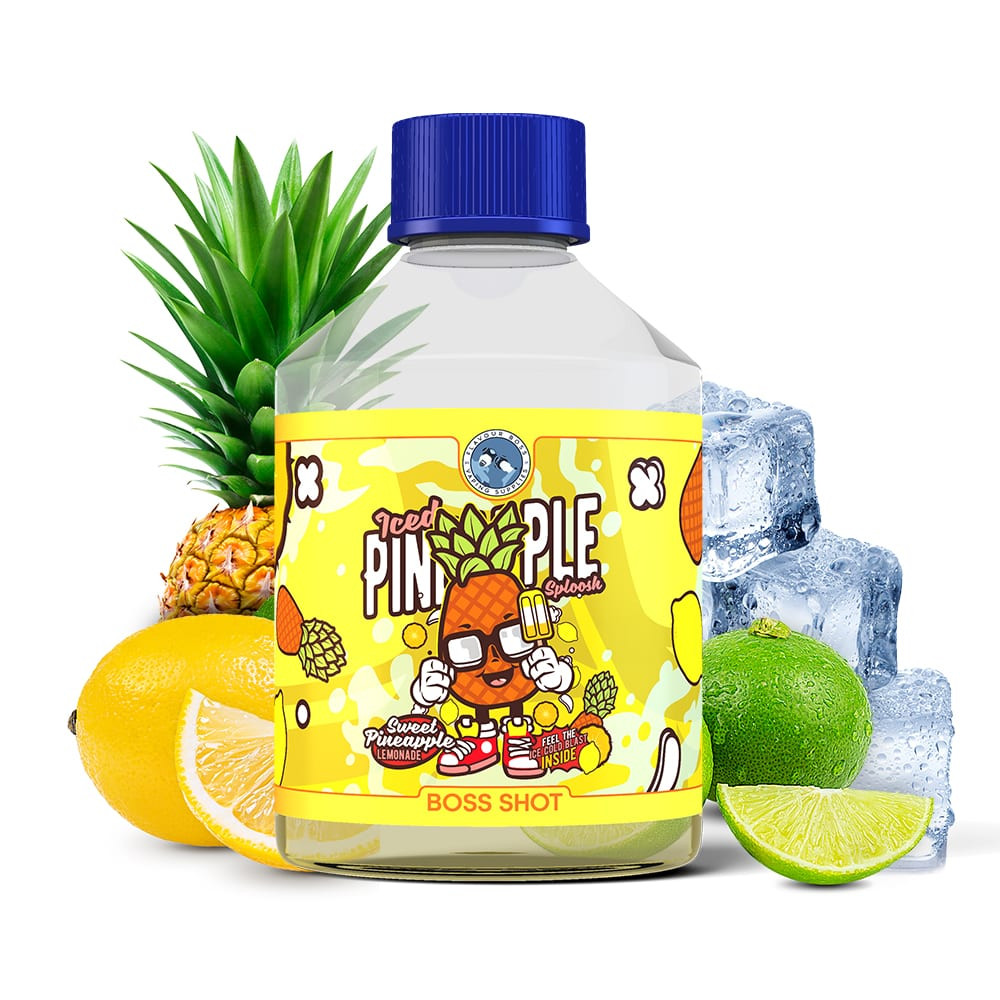 BOSS SHOT - AROMA Pineapple Sploosh ICE - PER 250 ML