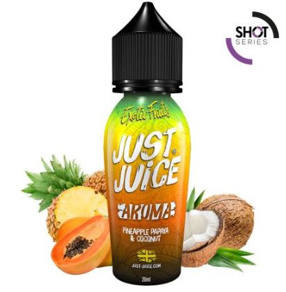 JUST JUICE - PINEAPPLE PAPAYA AND COCONUT  - AROMA SHOT SERIES 20ML