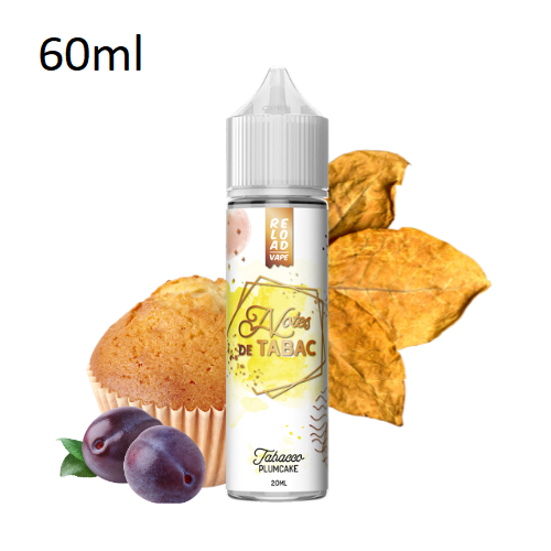 RELOAD VAPE - NOTES DE TOBAC PLUMCAKE 60ML