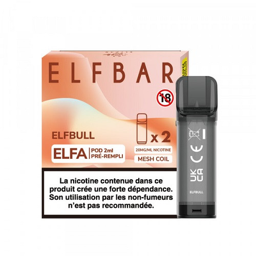 ELF BAR - POD ELFBULL ENERGY DRINK 2ML - 2PZ