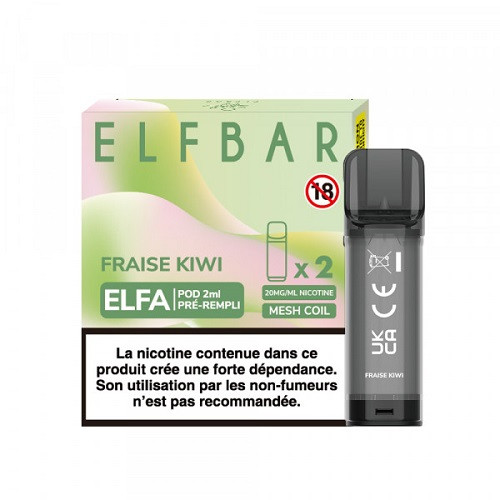 ELF BAR - POD FRAGOLA KIWI (FRAISE KIWI) 2ML - 2PZ