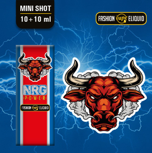 FASHION VAPE ELIQUID - NRG POWER - MINI SHOT 10ML