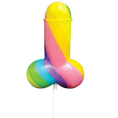 PRIDE - LOLLIPOP RAINBOW COCK POPS 85GR