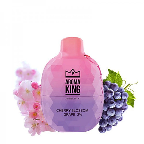 AROMA KING - JEWEL MINI 600 POD USA E GETTA - CHERRY BLOSSOM GRAPE 20MG