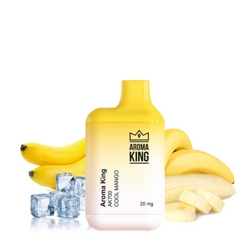 AROMA KING - PUFF MINI 700 POD USA E GETTA - BANANA ICE 20MG