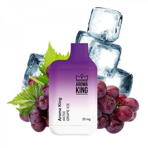 AROMA KING - PUFF MINI 700 POD USA E GETTA - GRAPE ICE 20MG