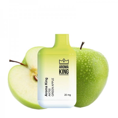 AROMA KING - PUFF MINI 700 POD USA E GETTA - GREEN APPLE 20MG