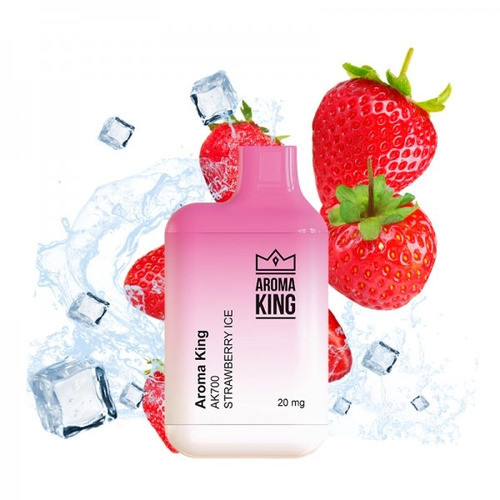 AROMA KING - PUFF MINI 700 POD USA E GETTA - STRAWBERRY ICE 20MG