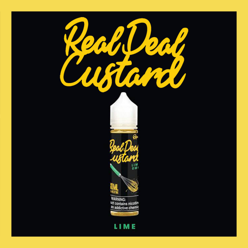 OPMH PROJECT - REAL DEAL CUSTARD - LIME - 60 ML