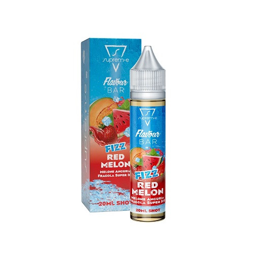 SUPREM-E - FLAVOUR BAR FIZZ RED MELON - SHOT SERIES 20ML NEW