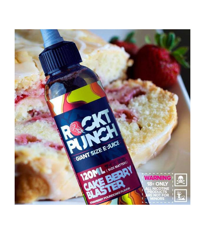 ROCKT PUNCH - CAKE BERRY BLASTER MIX & VAPE 120 ML