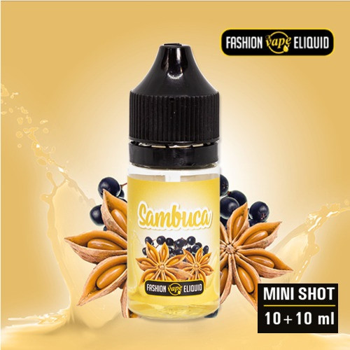 FASHION VAPE ELIQUID - SAMBUCA - MINI SHOT 10ML