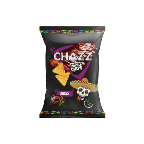 Chazz Tortillas Chips al BBQ - tortillas al gusto di carne affumica 100 g