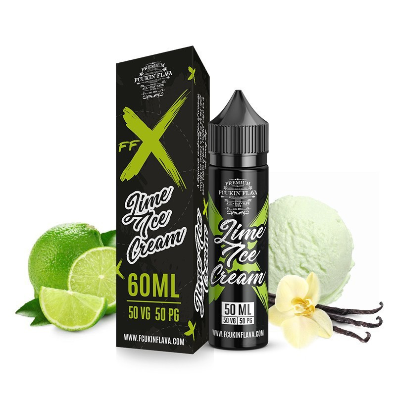 FCUKIN FLAVA - LIME ICE CREAM 60ML