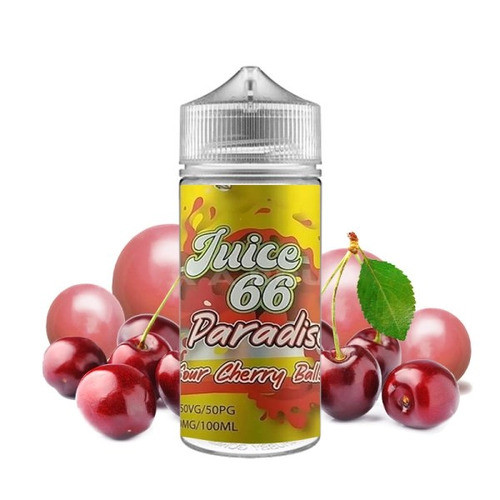 JUICE 66 - SOUR CHERRY BALLS 120ML