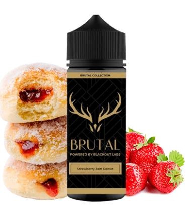 BLACKOUT BRUTAL - STRAWBERRY JAM DONUT 120ML