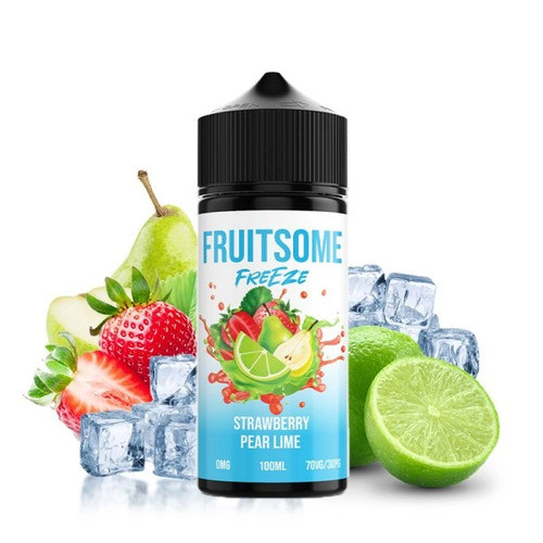 VAPEIQ FRUITSOME - STRAWBERRY PEAR LIME 120ML