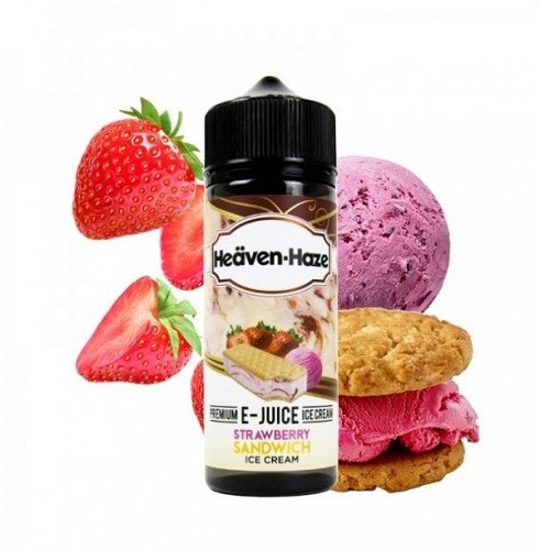 HEAVEN HAZE - STRAWBERRY SANDWICH ICE CREAM 120ML