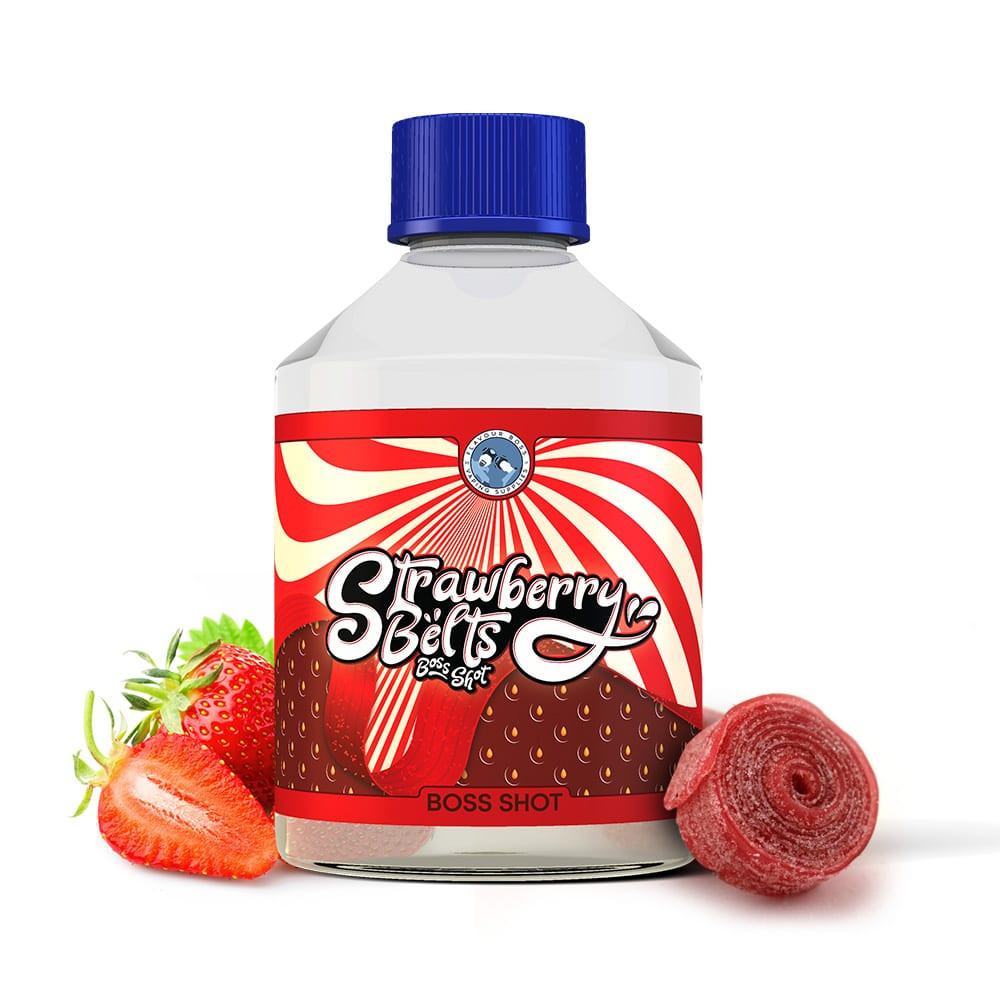 BOSS SHOT - AROMA Strawberry Belts - PER 250 ML