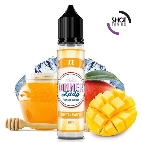 DINNER LADY - SUN TAN MANGO - SHOT SERIES 20ML NEW