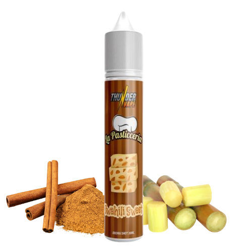 THUNDER VAPE - SWAHILI SWEET ZUCCHERO DI CANNA CANNELLA E CARDAMOMO - AROMA SHOT SERIES 20ML