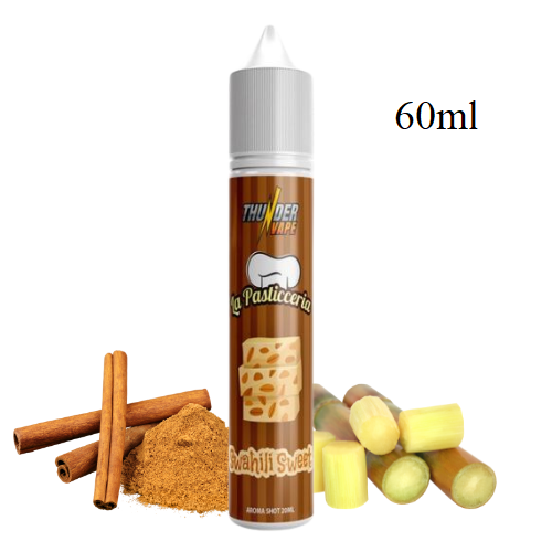 THUNDER VAPE - SWAHILI SWEET ZUCCHERO DI CANNA CANNELLA E CARDAMOMO 60ML