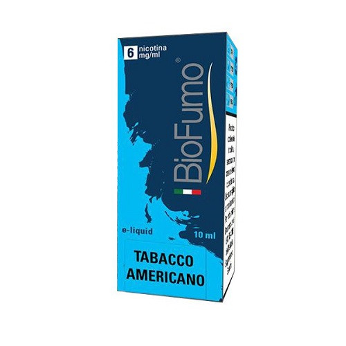 E-LIQUID BIOFUMO - TABACCO AMERICANO - 10ML NICOTINA 0MG