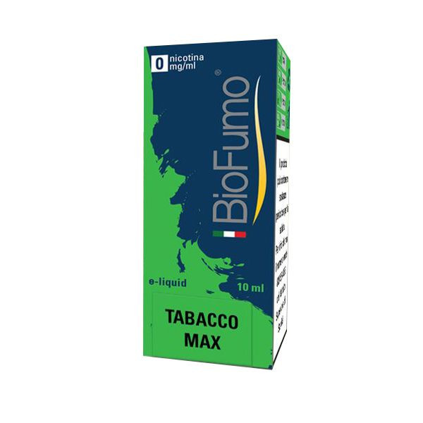 E-LIQUID BIOFUMO - TABACCO MAX - 10ML NICOTINA 0MG