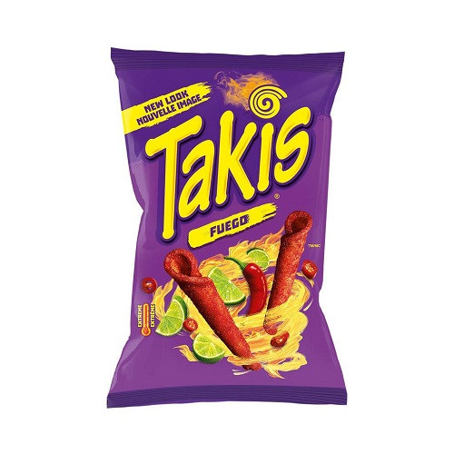 TAKIS FUEGO - Patatina di mais piccanti al gusto piccante 90 gr