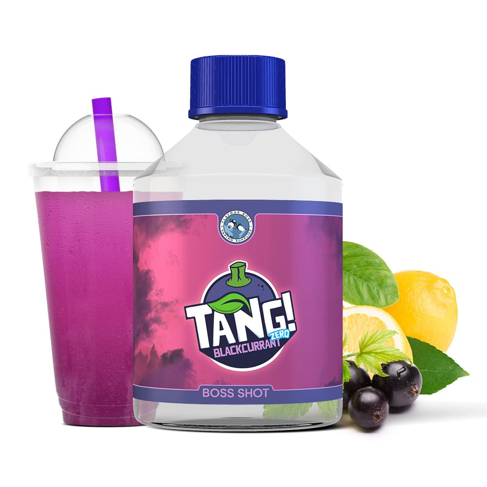 BOSS SHOT - AROMA TANG! BLACKCURRANT ZERO - PER 250 ML