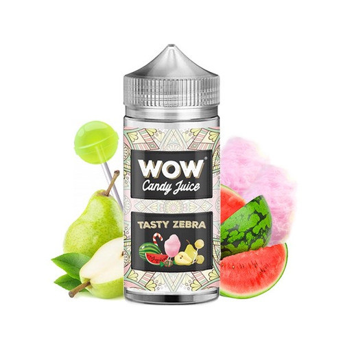 WOW CANDY JUICE - TASTY ZEBRA 120ML