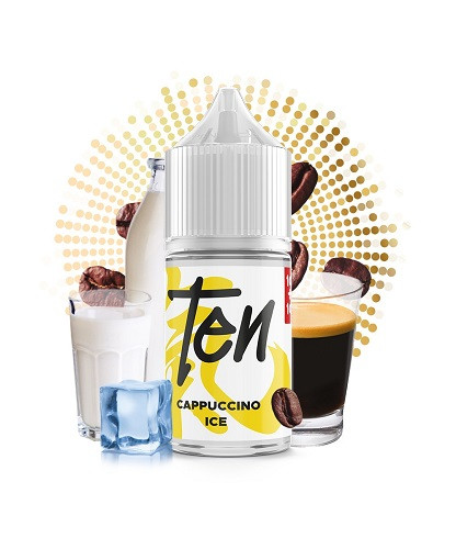 GHOST BUS CLUB - TEN - CAPPUCCINO ICE - MINI SHOT 10ML