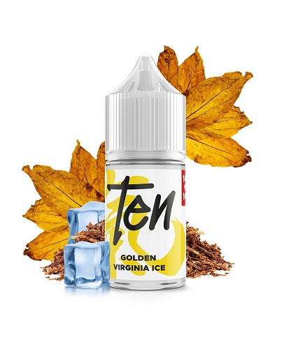 GHOST BUS CLUB - TEN - GOLDEN VIRGINIA ICE  - MINI SHOT 10ML 