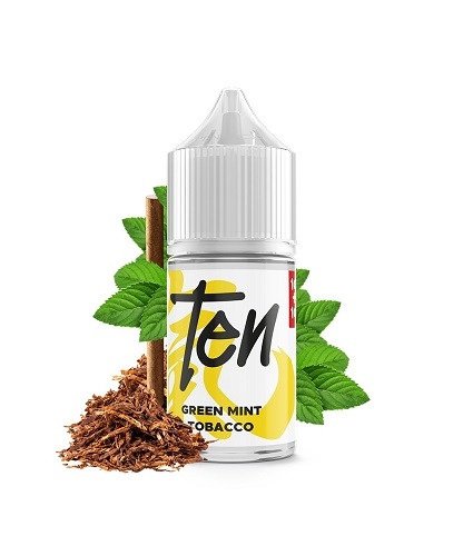 GHOST BUS CLUB - TEN - GREEN MINT TOBACCO - MINI SHOT 10ML 