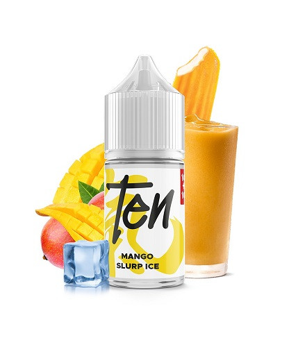 GHOST BUS CLUB - TEN - MANGO SLURP ICE - MINI SHOT 10ML 