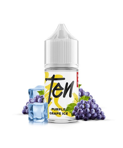 GHOST BUS CLUB - TEN - PURPLE GRAPE ICE - MINI SHOT 10ML 