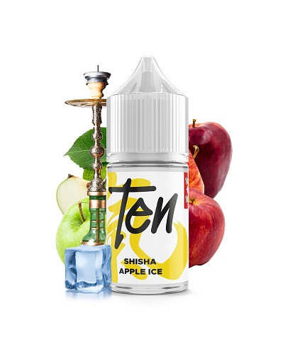 GHOST BUS CLUB - TEN - SHISHA APPLE ICE - MINI SHOT 10ML 