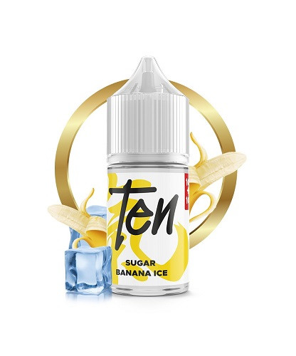 GHOST BUS CLUB - TEN - SUGAR BANANA ICE - MINI SHOT 10ML 