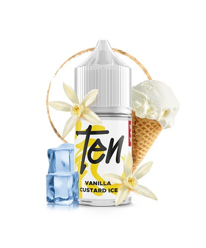 GHOST BUS CLUB - TEN - VANILLA CUSTARD ICE - MINI SHOT 10ML 