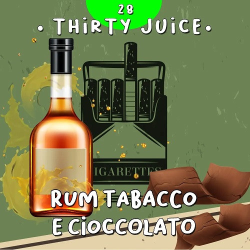 HISTORY MOD - THIRTY JUICE N28 RUM TABACCO E CIOCCOLATO - AROMA CONCENTRATO 10ML