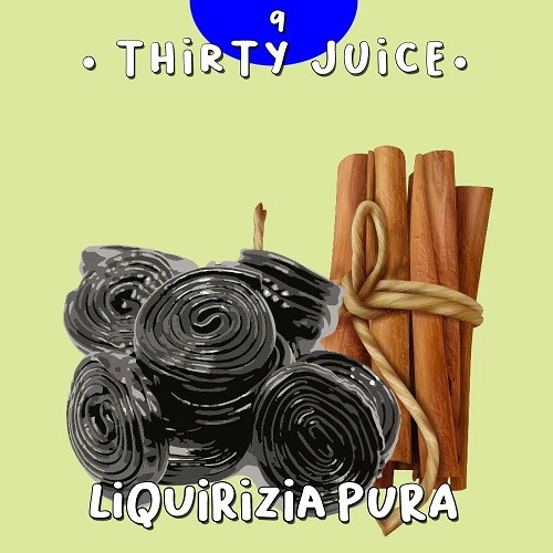 HISTORY MOD - THIRTY JUICE N9 LIQUIRIZIA PURA - AROMA CONCENTRATO 10ML