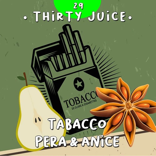 HISTORY MOD - THIRTY JUICE N29 TABACCO PERA E ANICE - AROMA CONCENTRATO 10ML