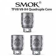 HEAD COIL PER SMOK TFV8 - V8 - X4 QUADRUPLE CORE - PACCO DA 3